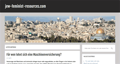 Desktop Screenshot of jew-feminist-resources.com